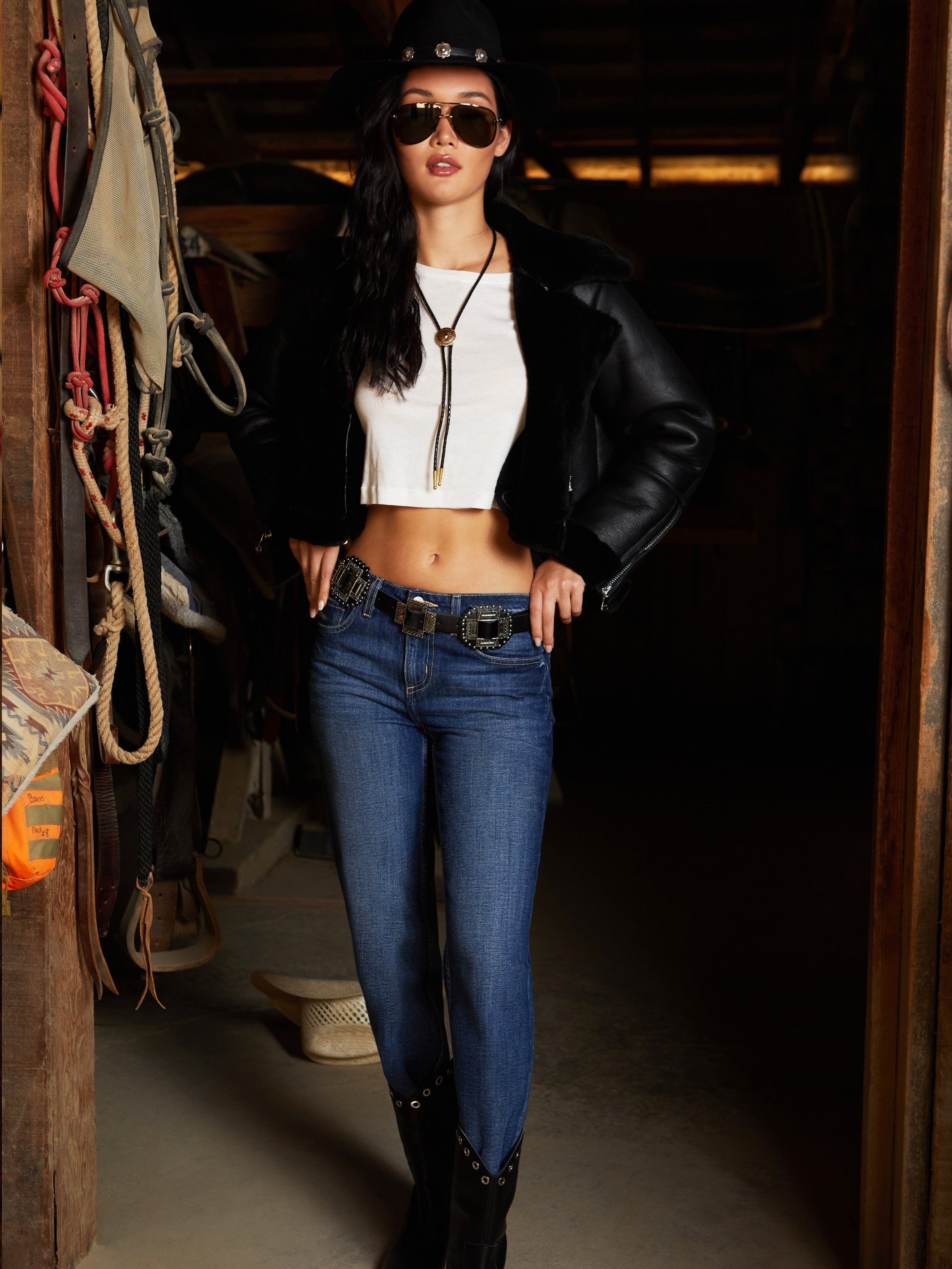 Pike Shearling Leather Jacket - 9