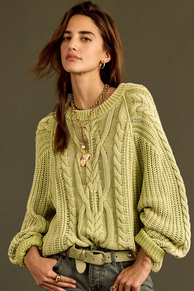 Frankie Cable Knit Sweater 1