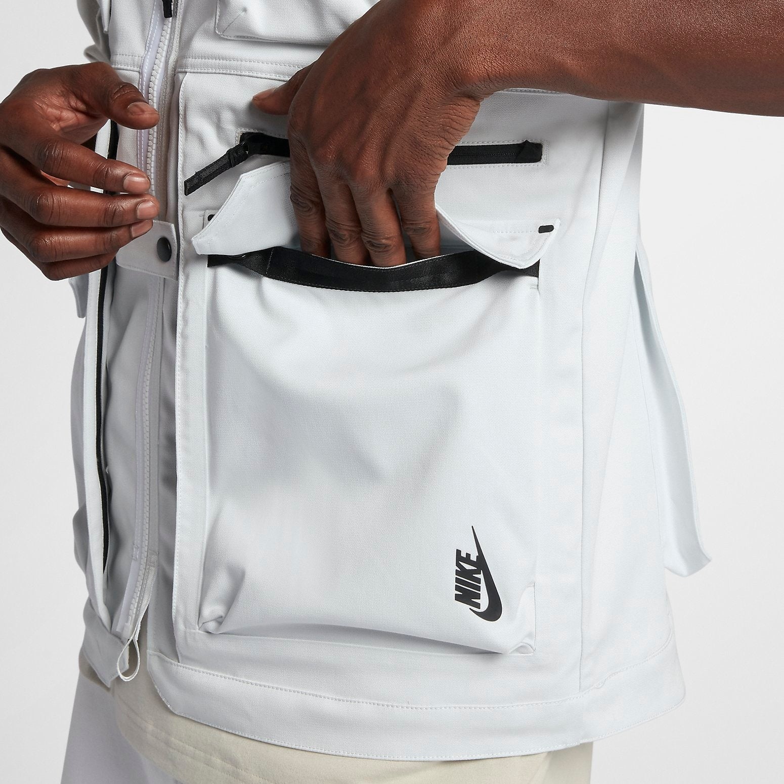 Nike NRG Utility Vest 'White Black' 942119-107 - 2