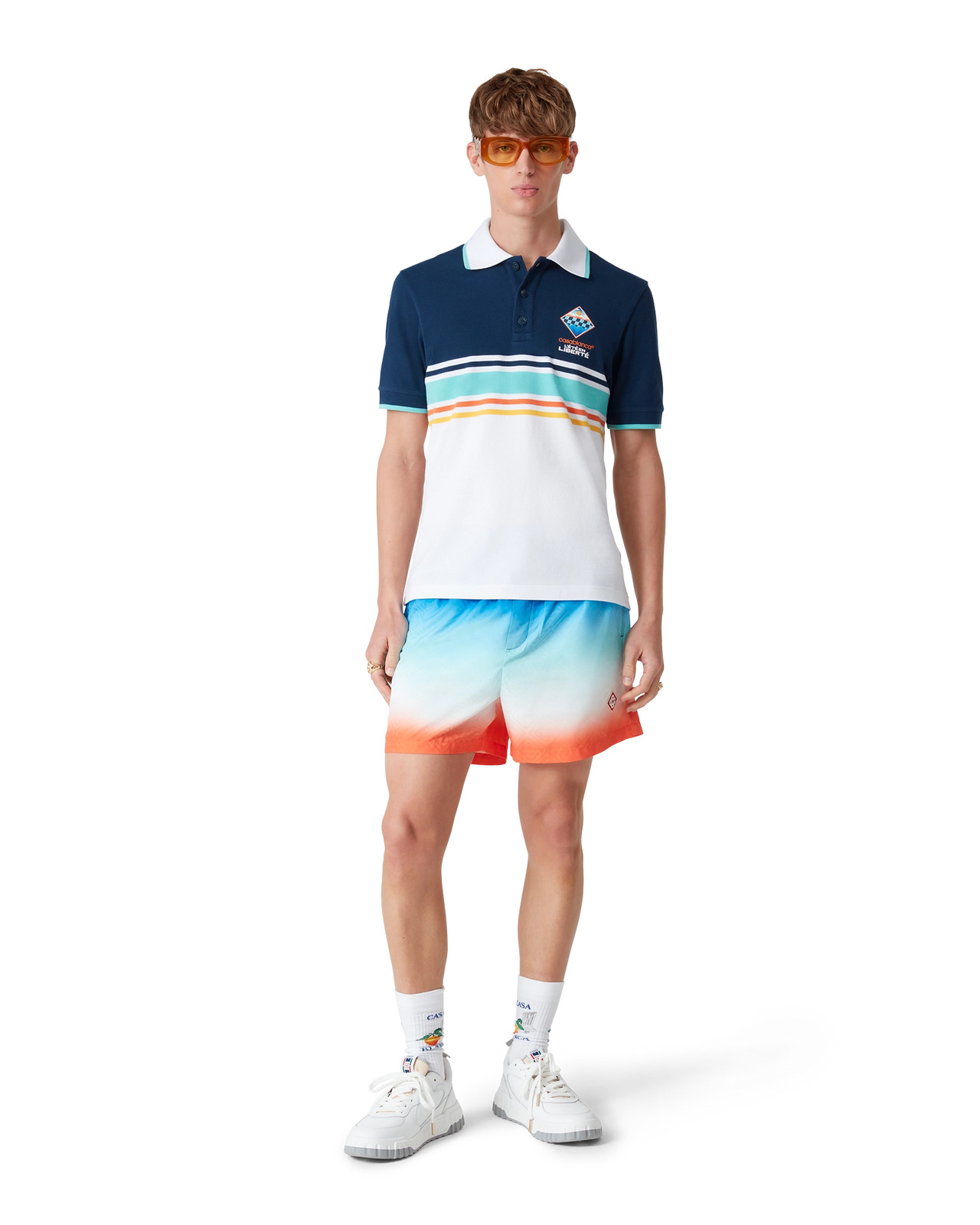 Gradient Jacquard Swim Shorts | Casablanca Paris - 2