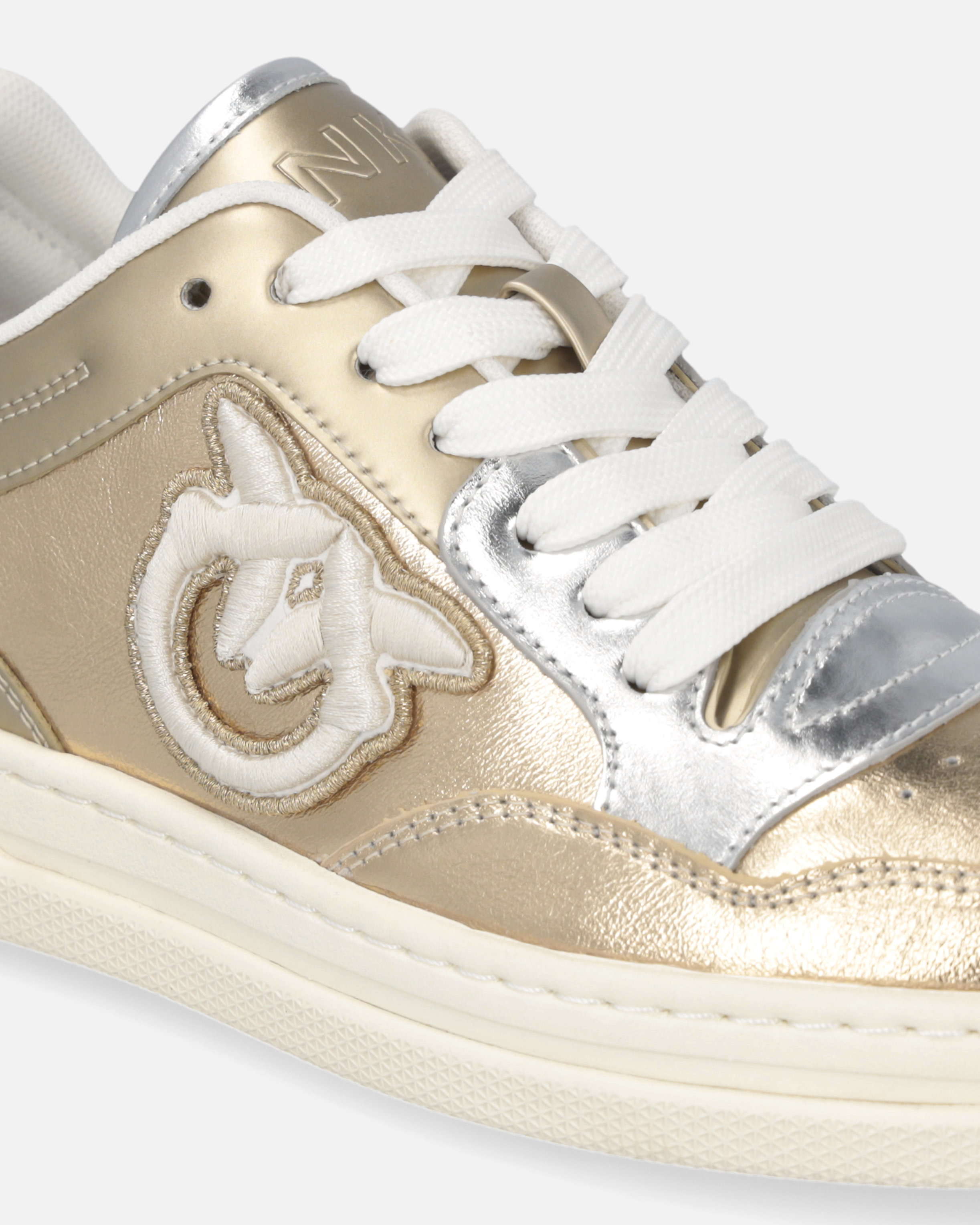 LAMINATED SNEAKERS WITH LOVE BIRDS LOGO - 4