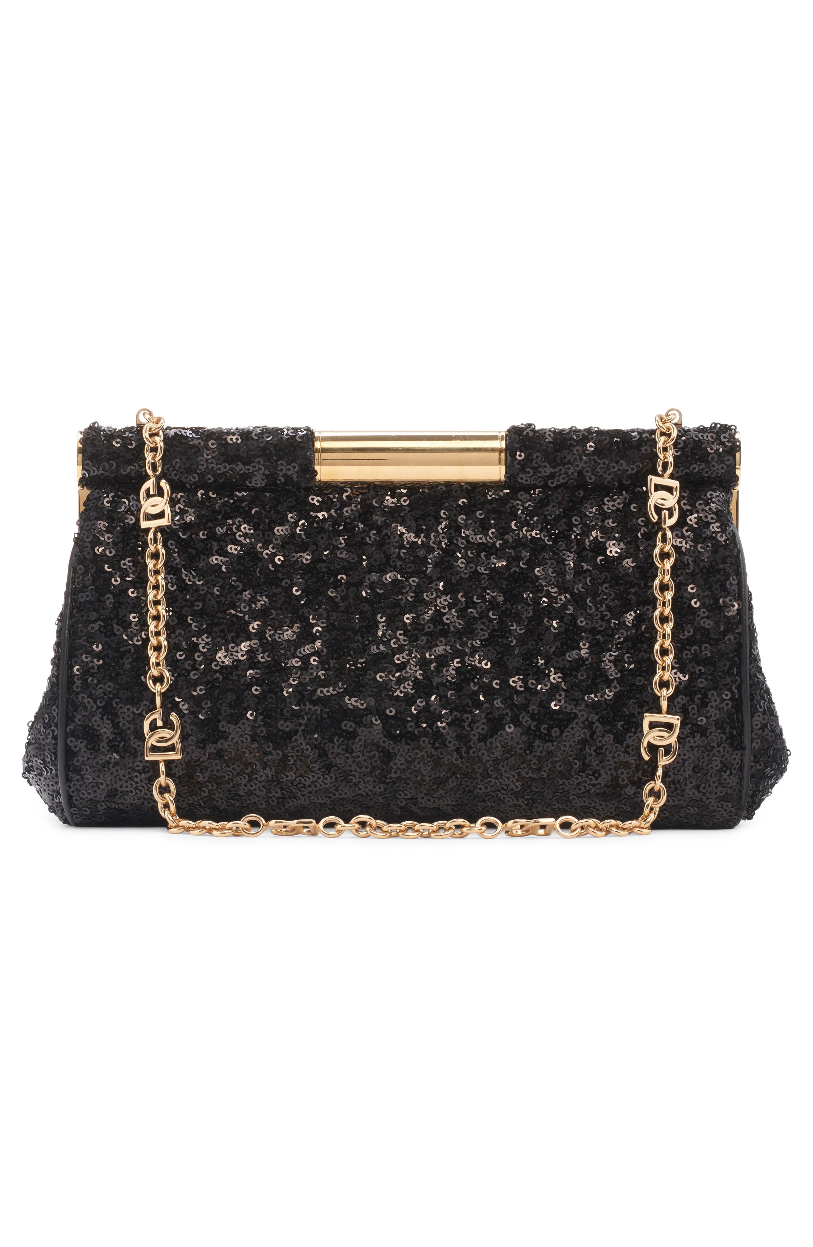 Dolce&Gabbana Marlene Sequin Shoulder Bag in 80999 Nero at Nordstrom - 2