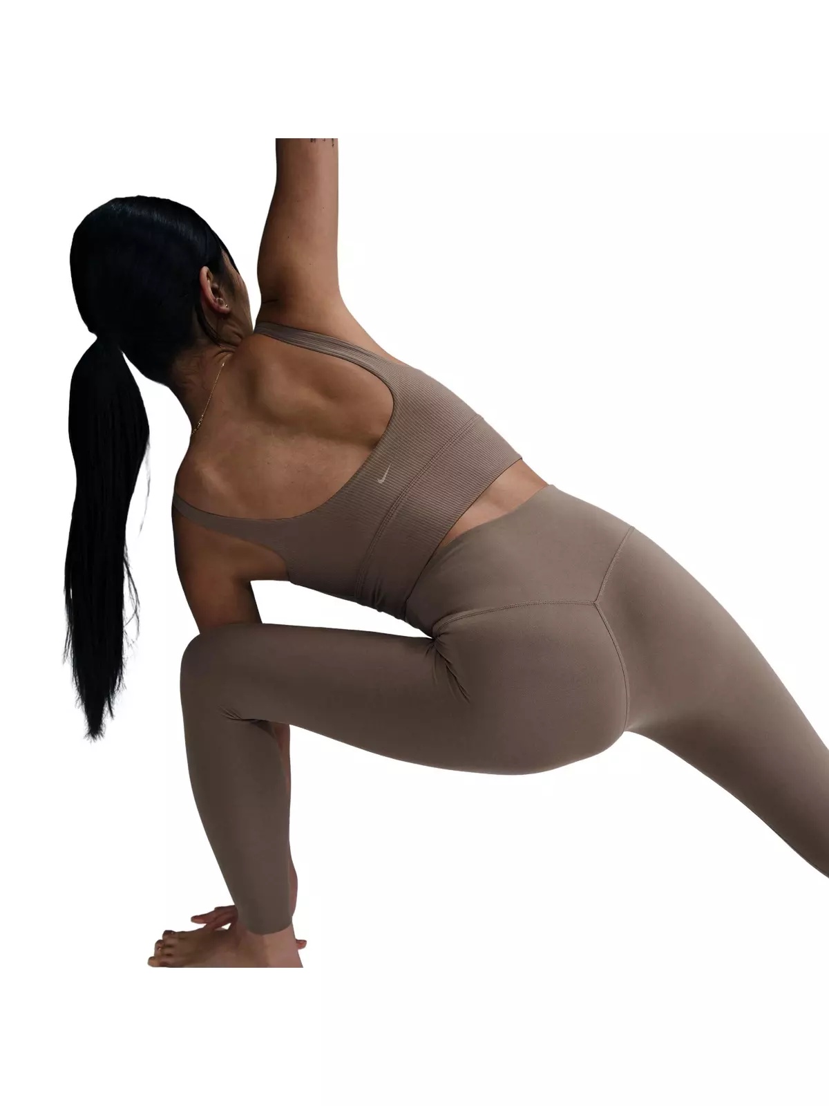 Women's Zenvy Gentle-Support High-Waisted 7/8 Leggings - Brown - 3