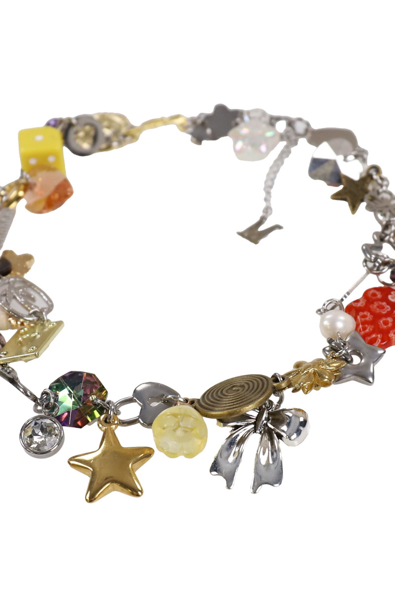 COMET CHARM NECKLACE / MULTI 4