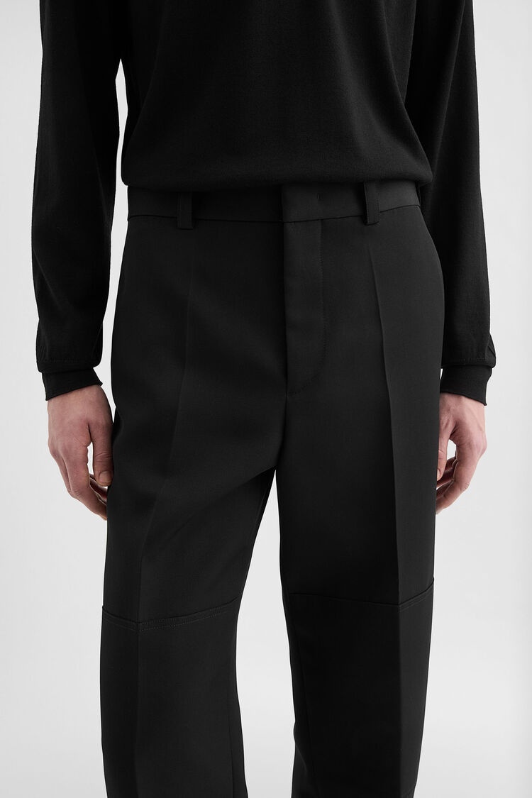 Wool Gabardine Trousers - 5