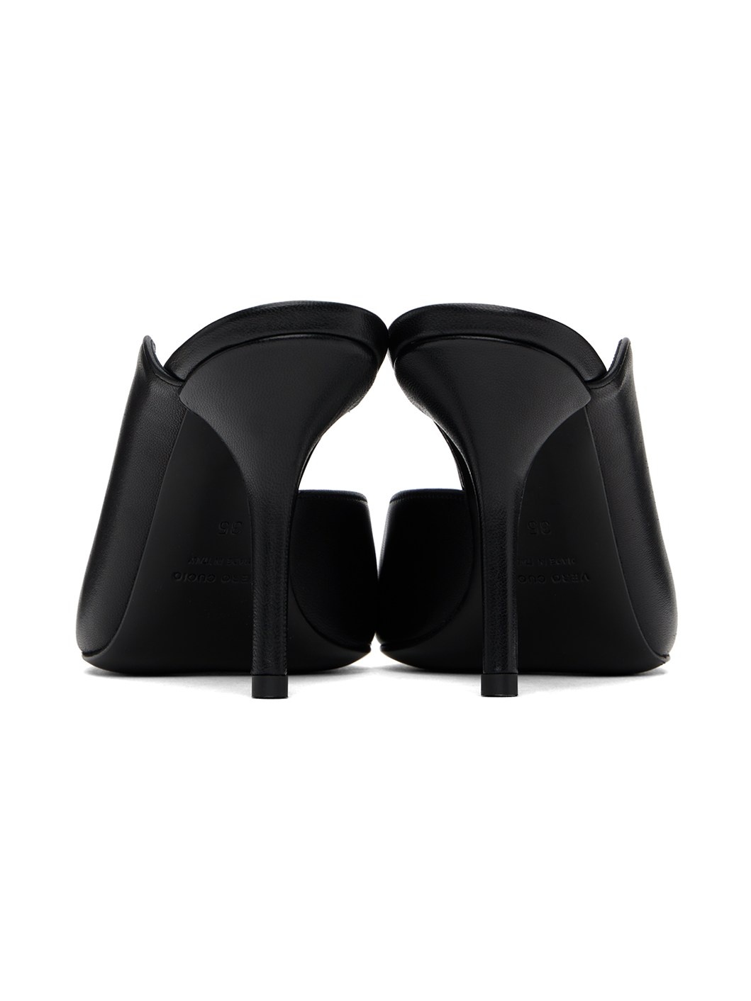 Black Abella Mules - 2