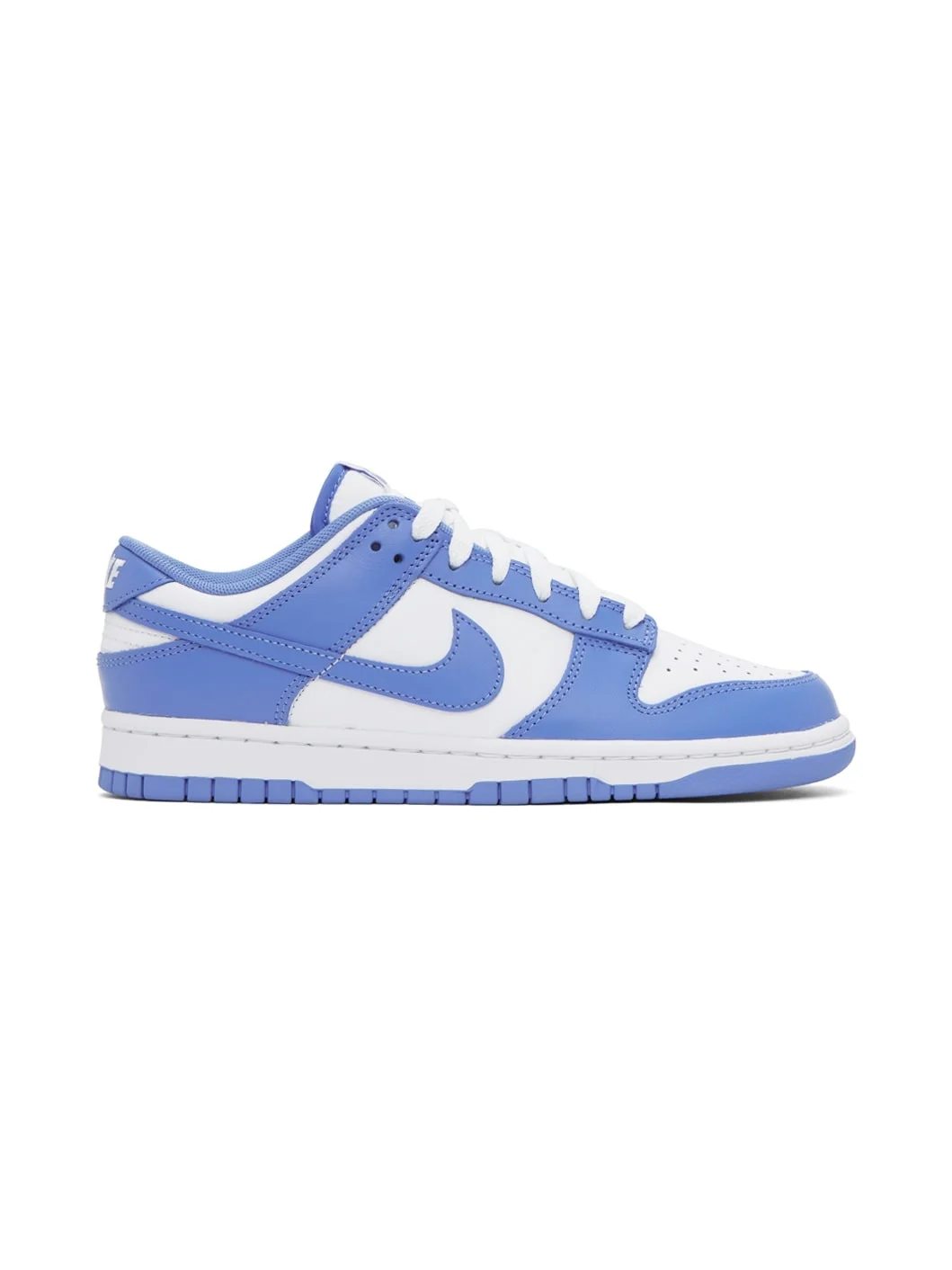 Blue & White Dunk Low Retro Sneakers - 1