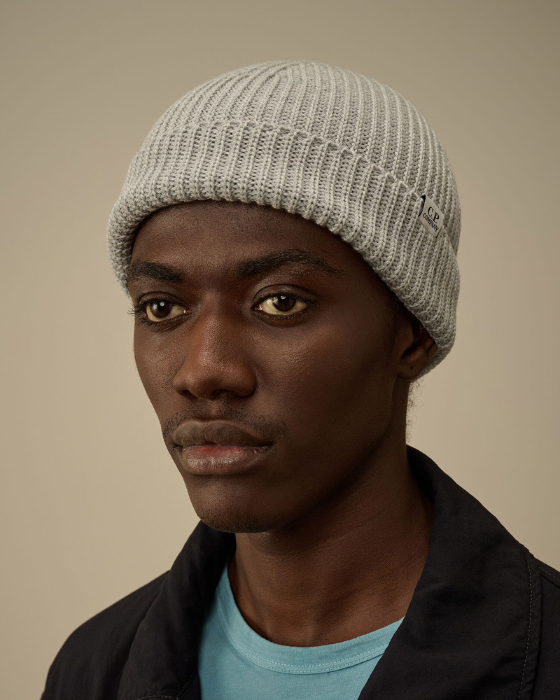 C.P. Company Extrafine Merino Fisherman Beanie outlook