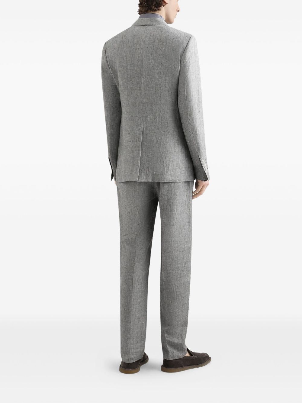drawstring pleated trousers - 3