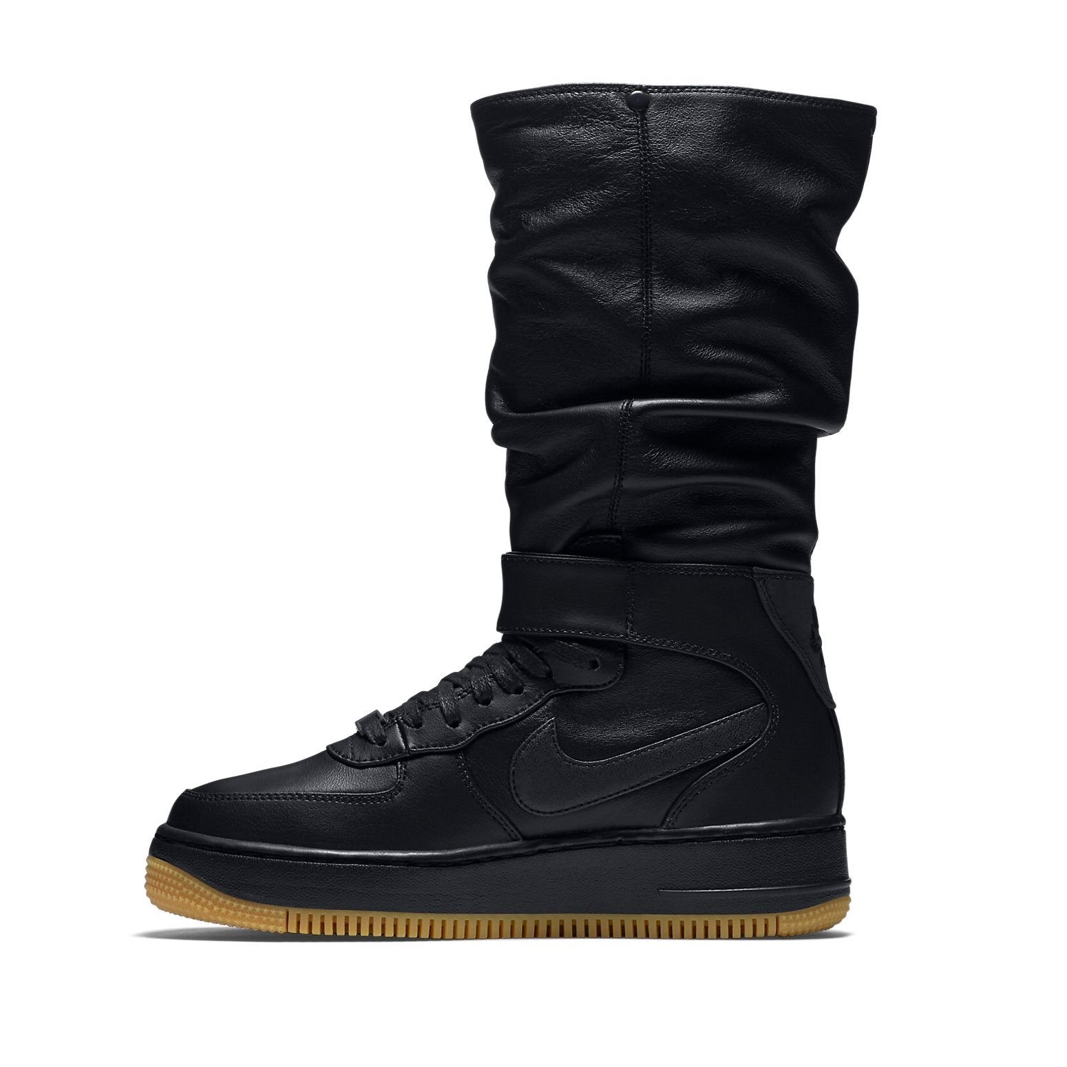 (WMNS) Nike Air Force 1 Upstep Warrior Shoes For Black 860522-001 - 2