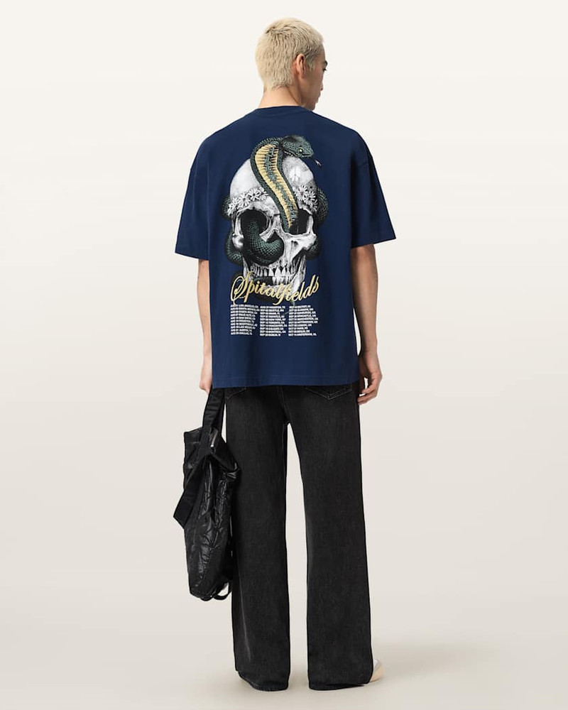 SNAKEHEAD OVERSIZED GRAPHIC T-SHIRT 7