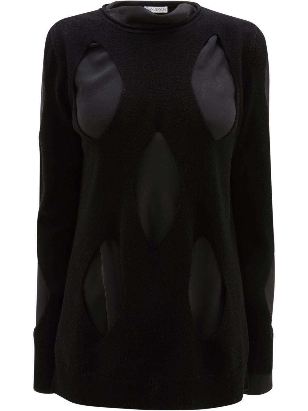 cut-out layered jumper - 1
