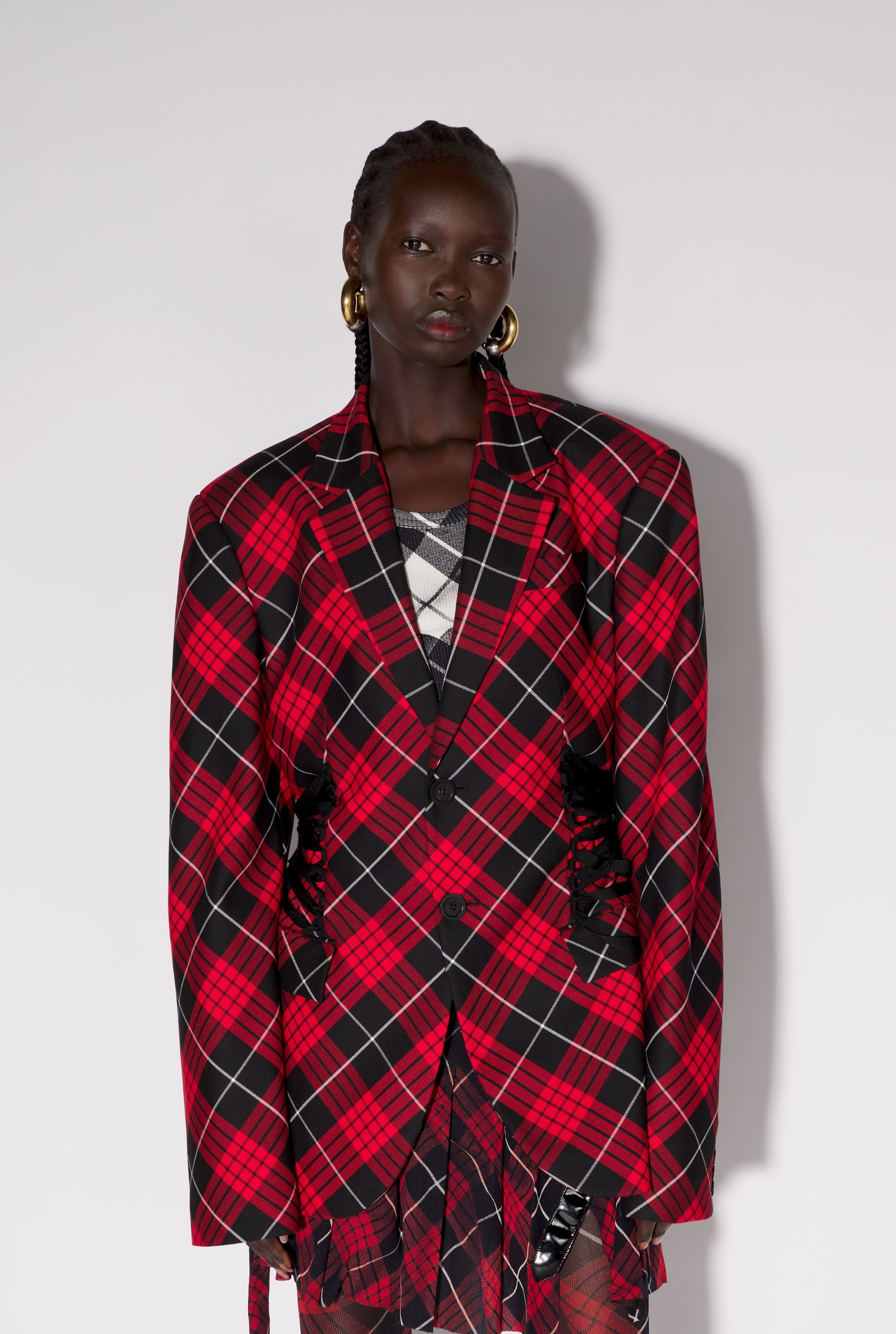 THE RED TARTAN SUIT JACKET - 3