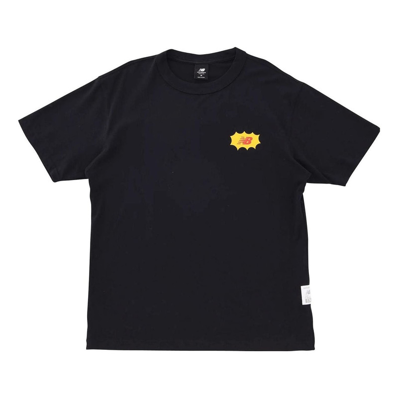 New Balance Essentials Reimagined Cotton Jersey Short Sleeve T-shirt 'Black' MT31523-BK - 1