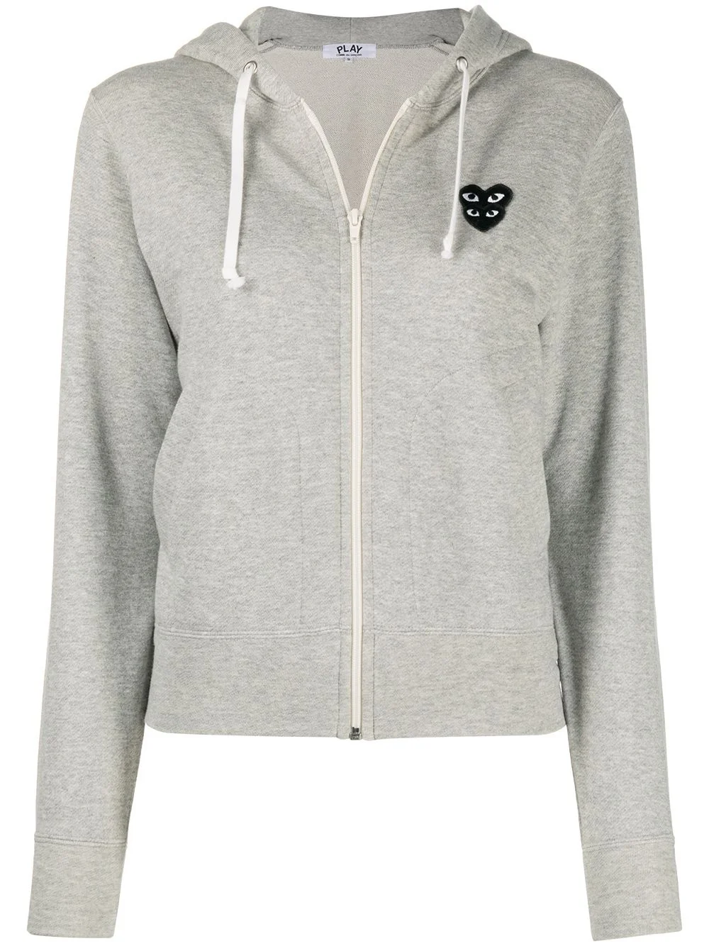 overlapping heart hoodie - 1