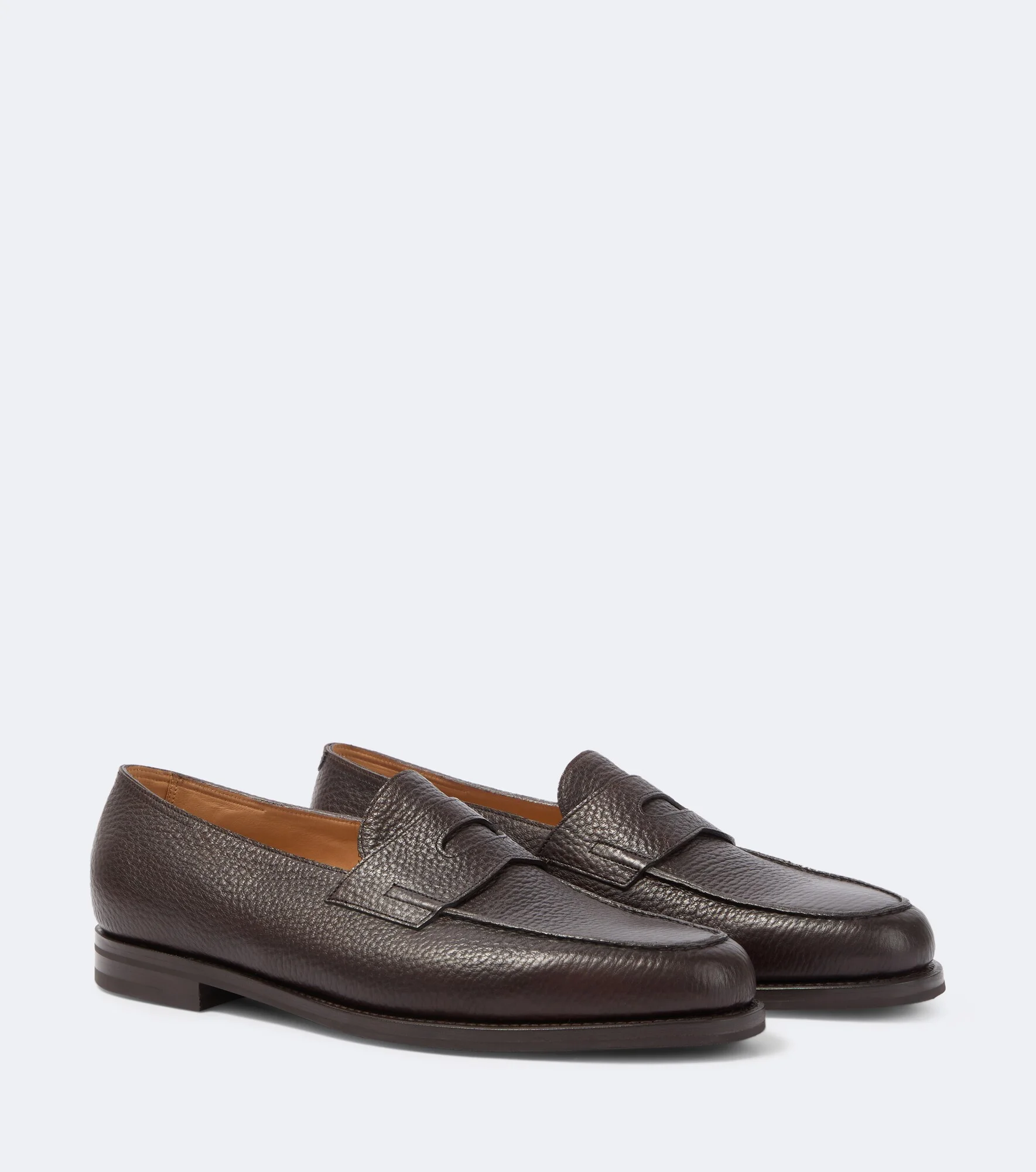 Leather penny loafers - 1