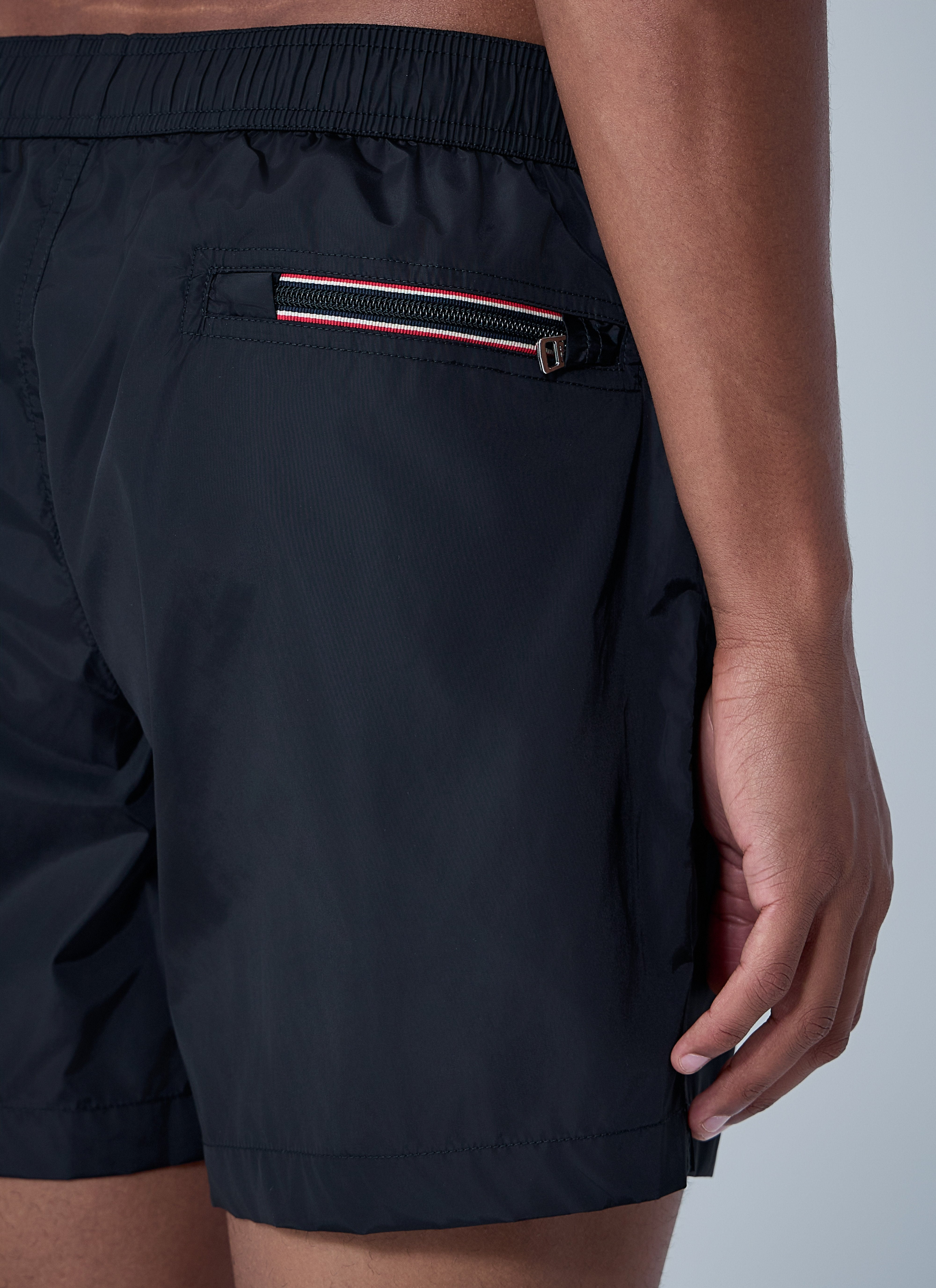 Moncler Men Logo Patch Swim Shorts - 6