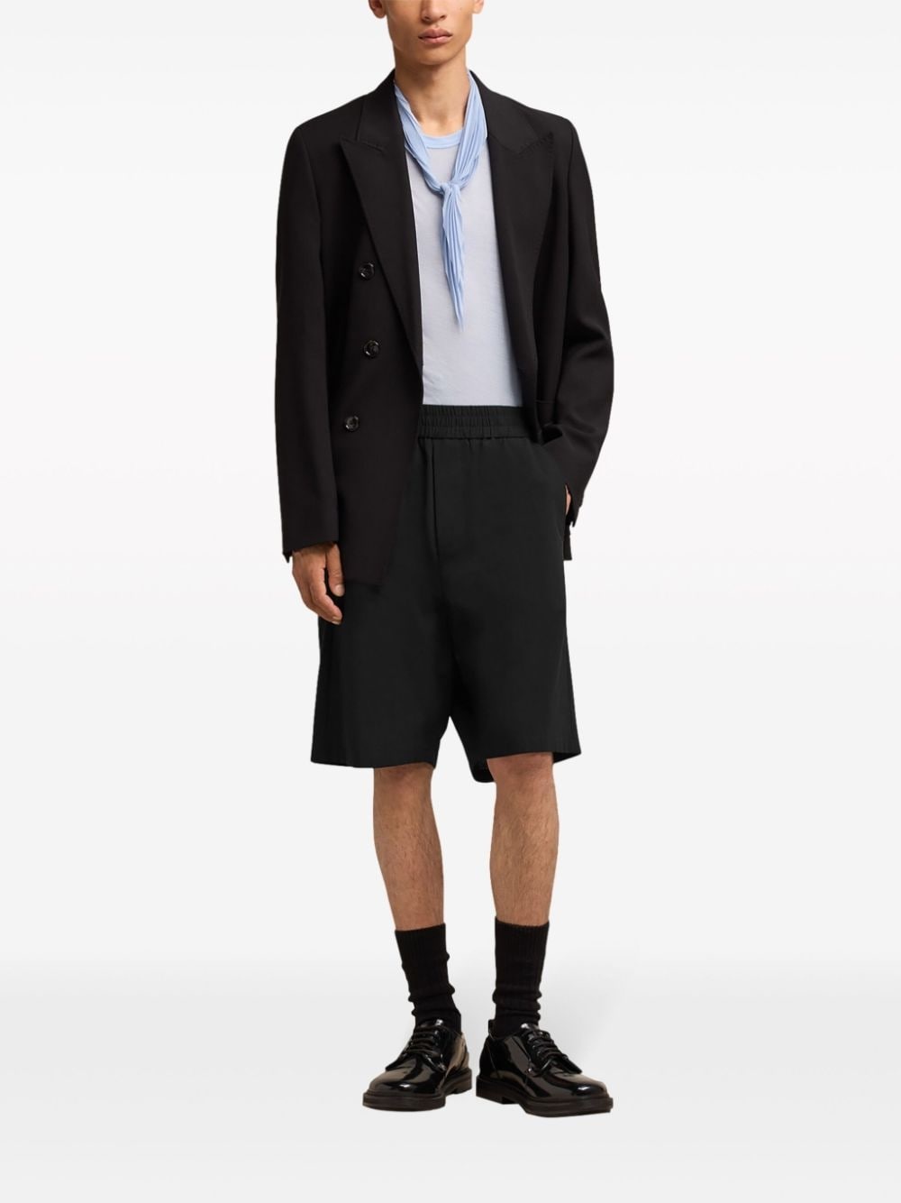 Ami de Coeur cotton track shorts - 2