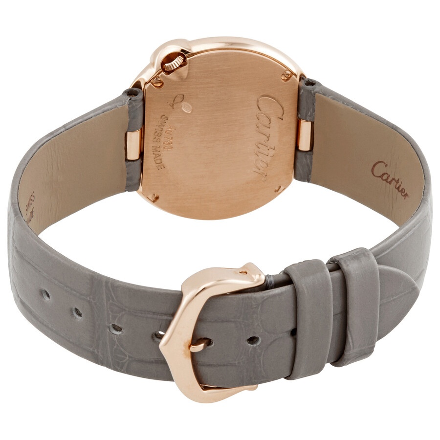 Cartier Ballon Blanc de Cartier 18kt Rose Gold Silver Dial Ladies Watch WGBL0005 - 3