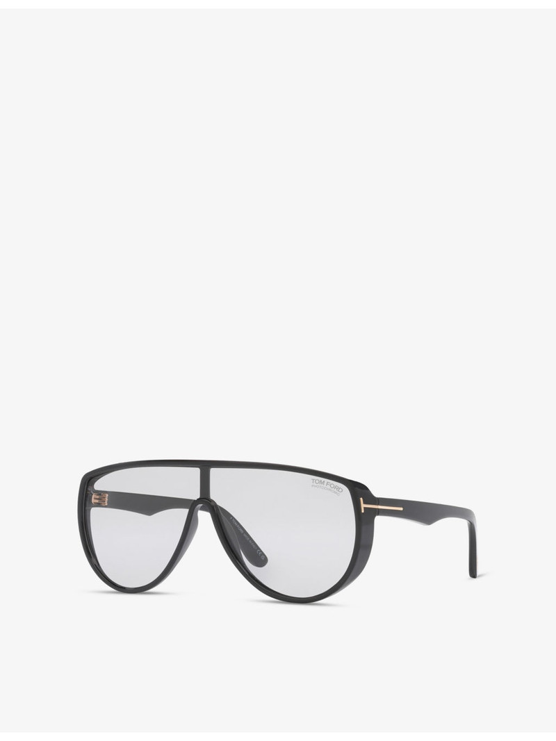 TOM FORD FT1182 Achilles Pilot-Frame Acetate Sunglasses outlook