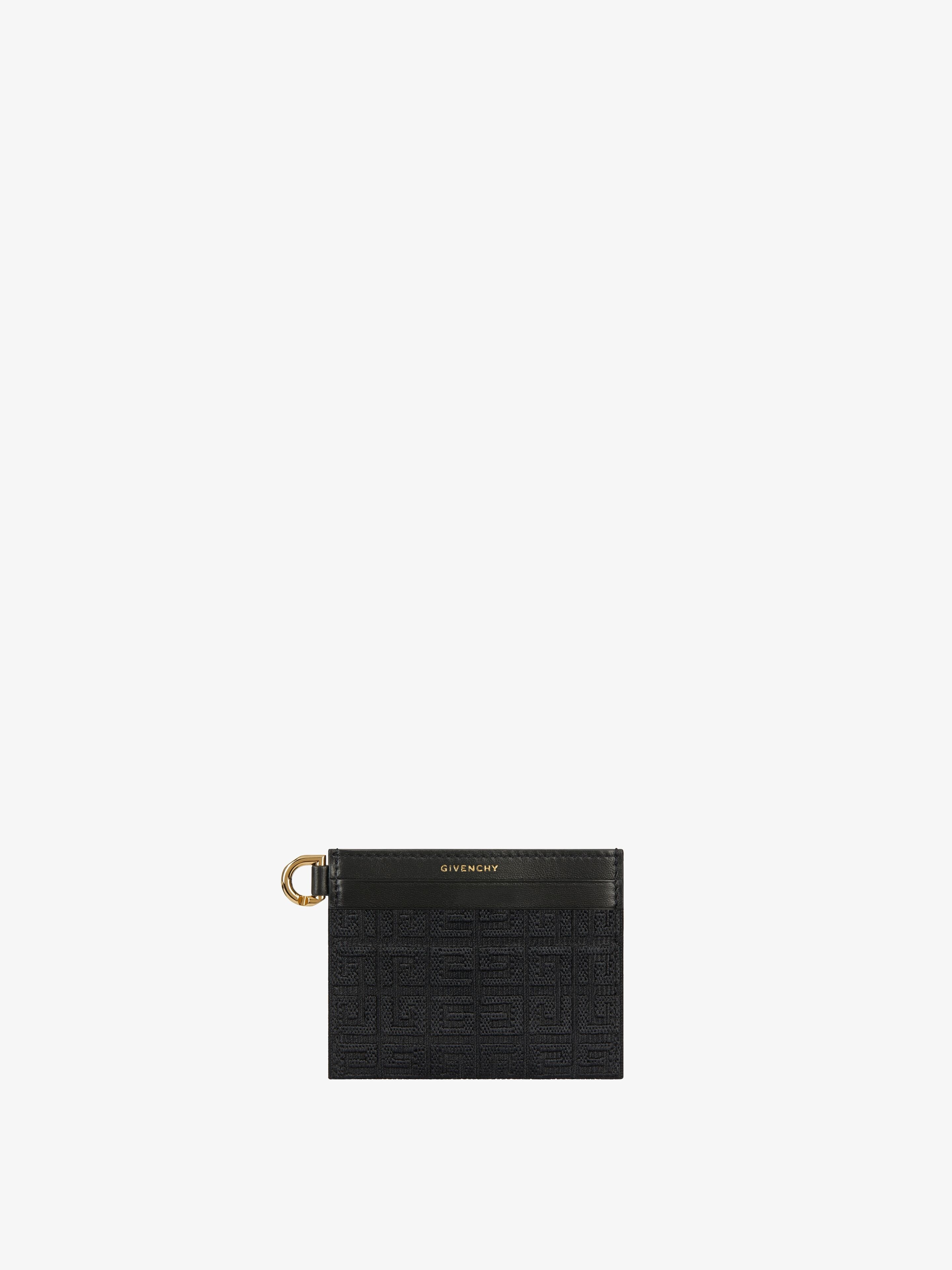 4G CARD HOLDER IN 4G EMBROIDERED CANVAS - 1