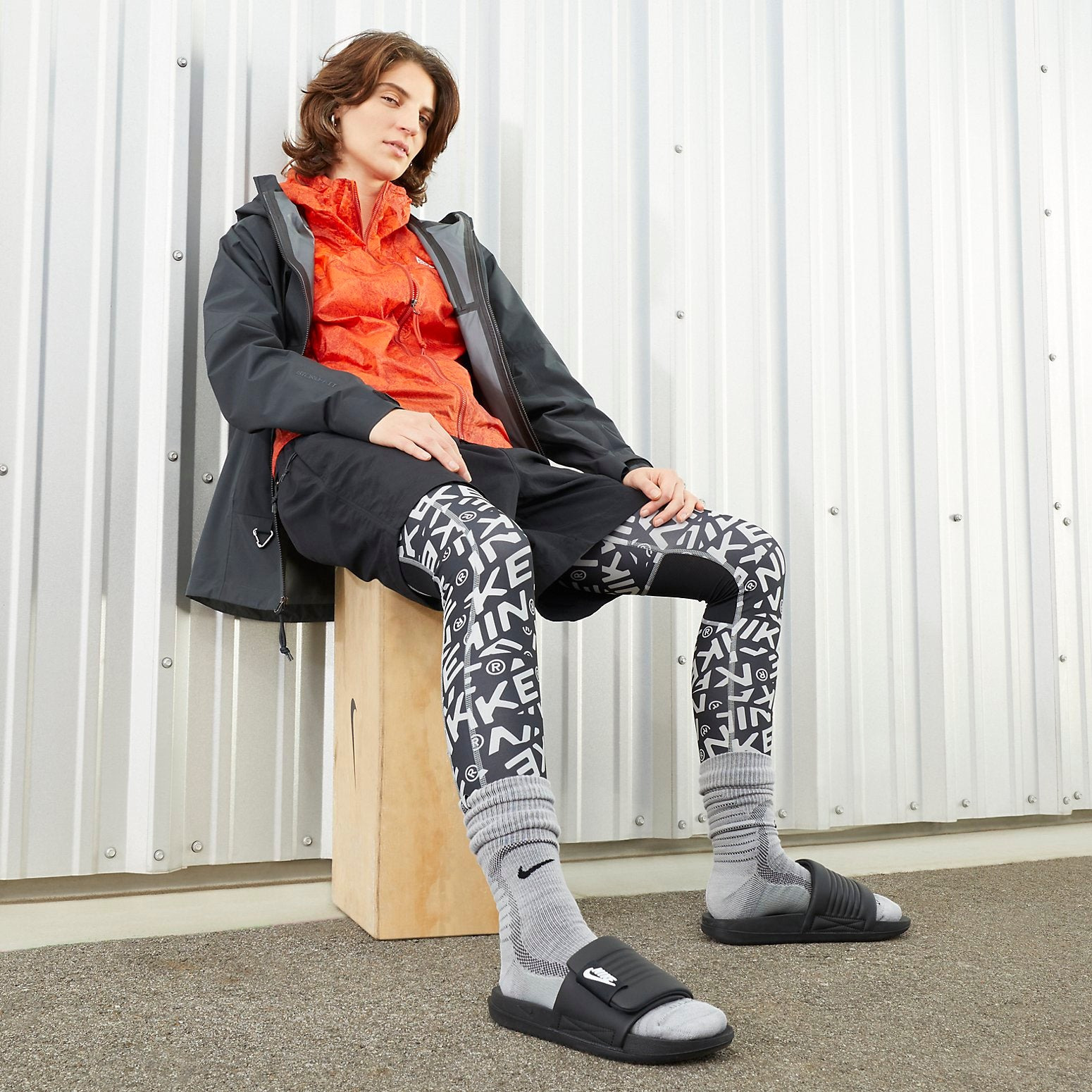 (WMNS) Nike Offcourt Adjust Slide 'Black White' DV1033-002 - 2