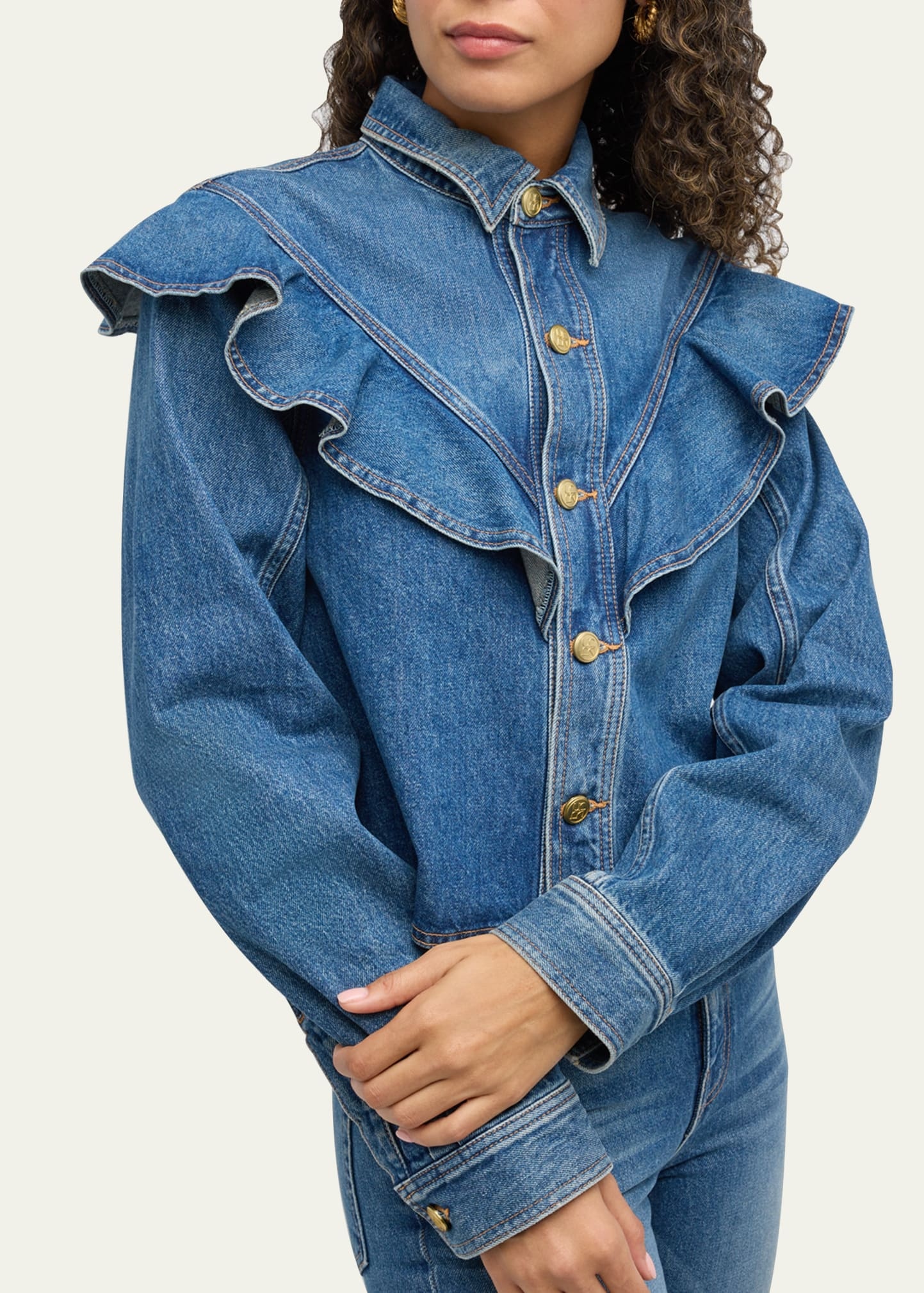 The Mathilde Denim Shirt - 5
