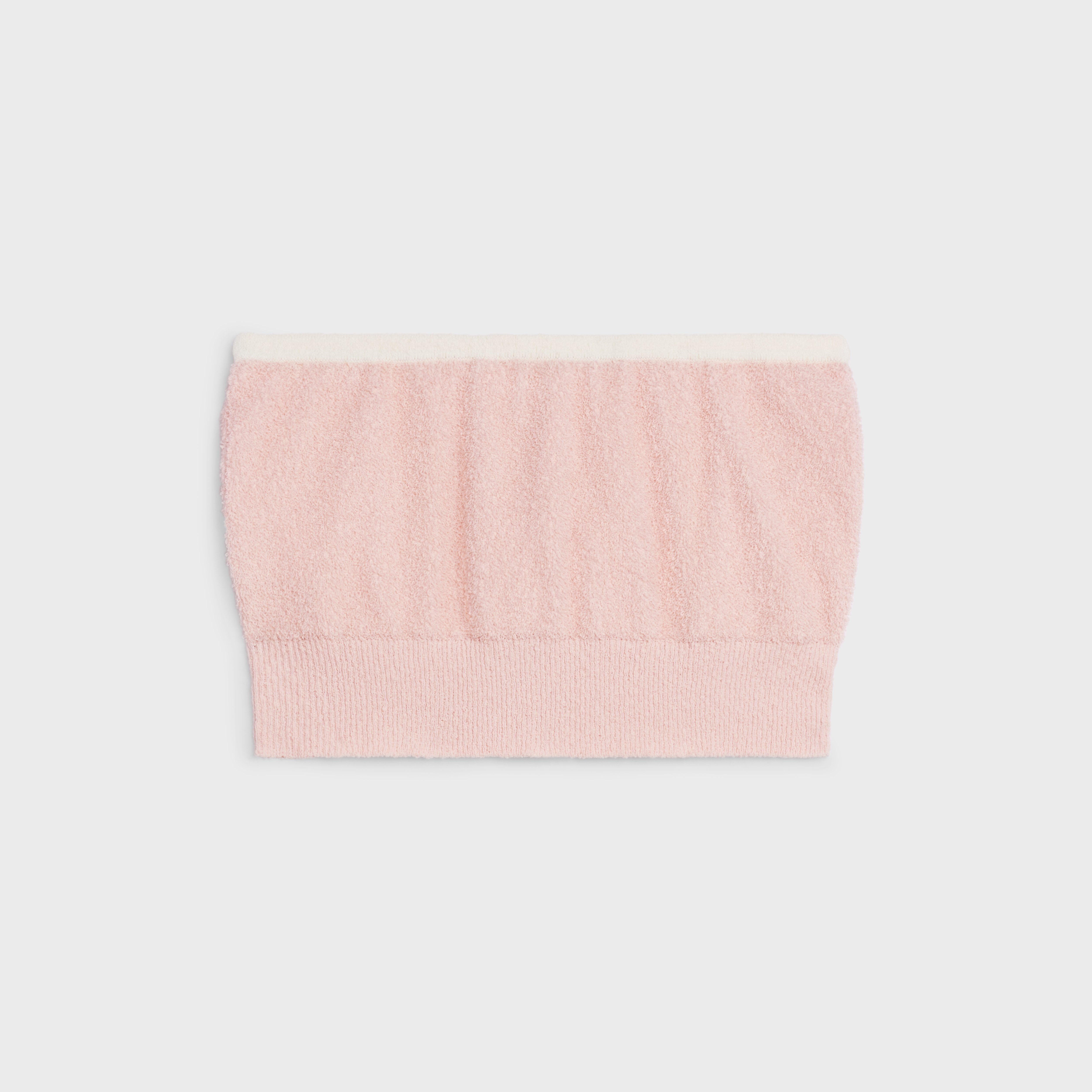 BANDEAU TOP IN COTTON BOUCLÉ - 2