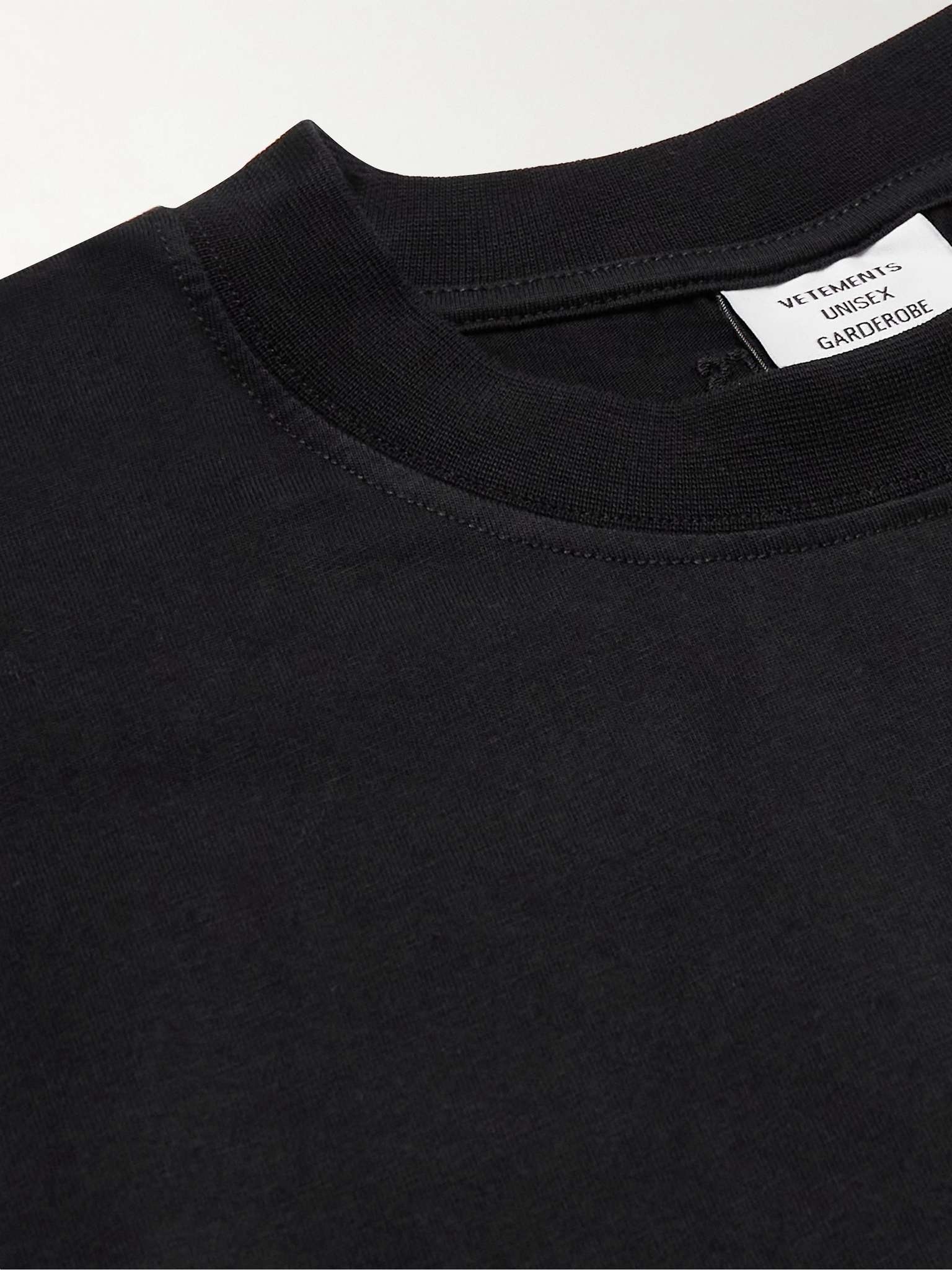 Oversized Logo-Print Cotton-Jersey T-Shirt - 5
