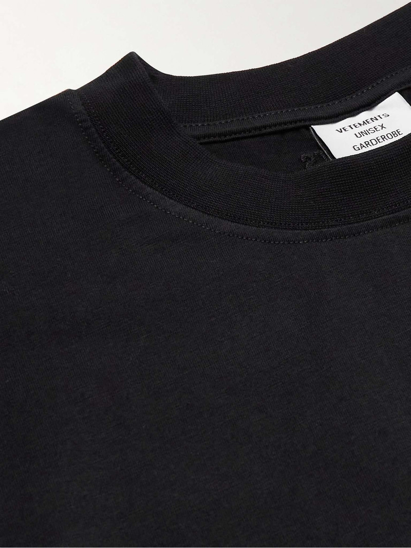 Oversized Logo-Print Cotton-Jersey T-Shirt 5