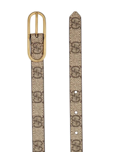 GUCCI Jackie GG Supreme canvas belt outlook