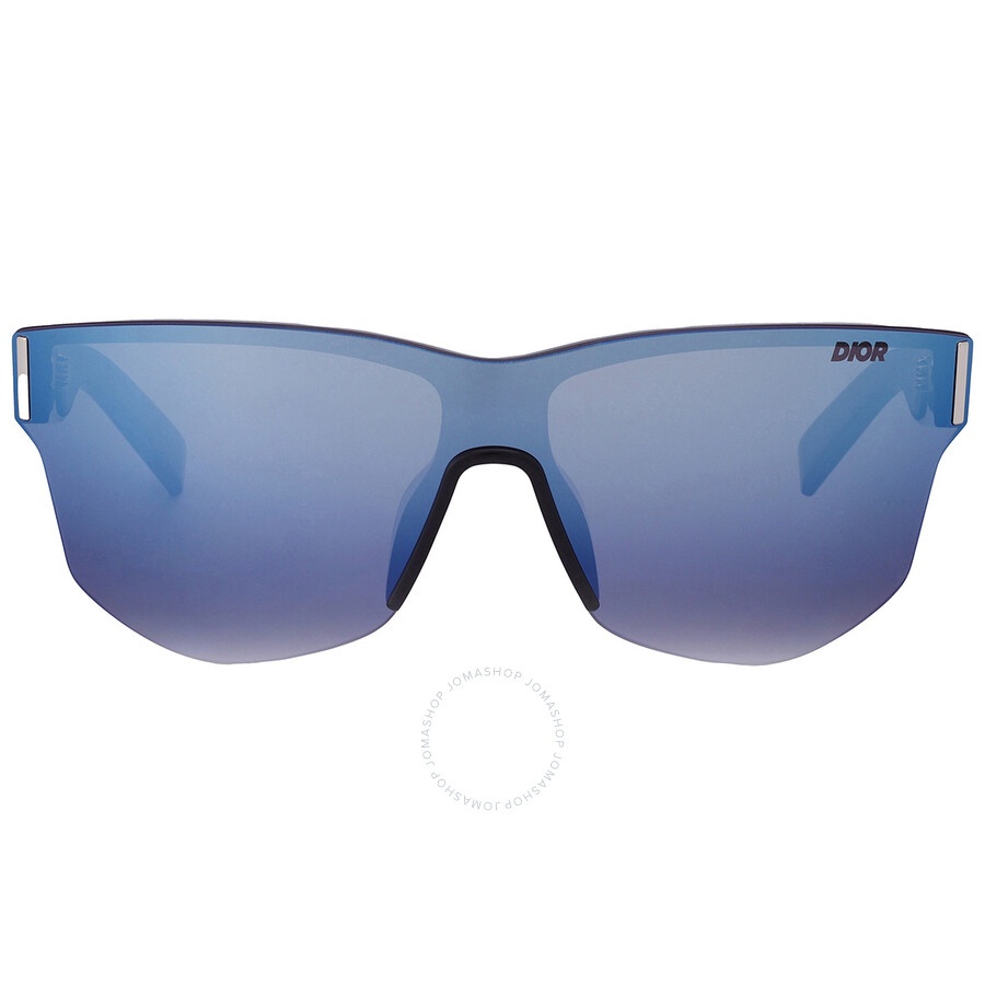 Dior DIORADDICT Grey Blue Flash Shield Men's Sunglasses DM40021U 01B 99 - 1