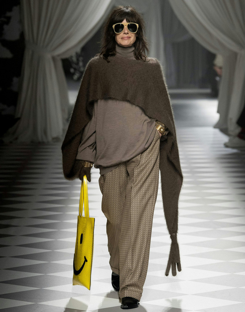 TROUSERS IN JACQUARD WOOL PEACE 3