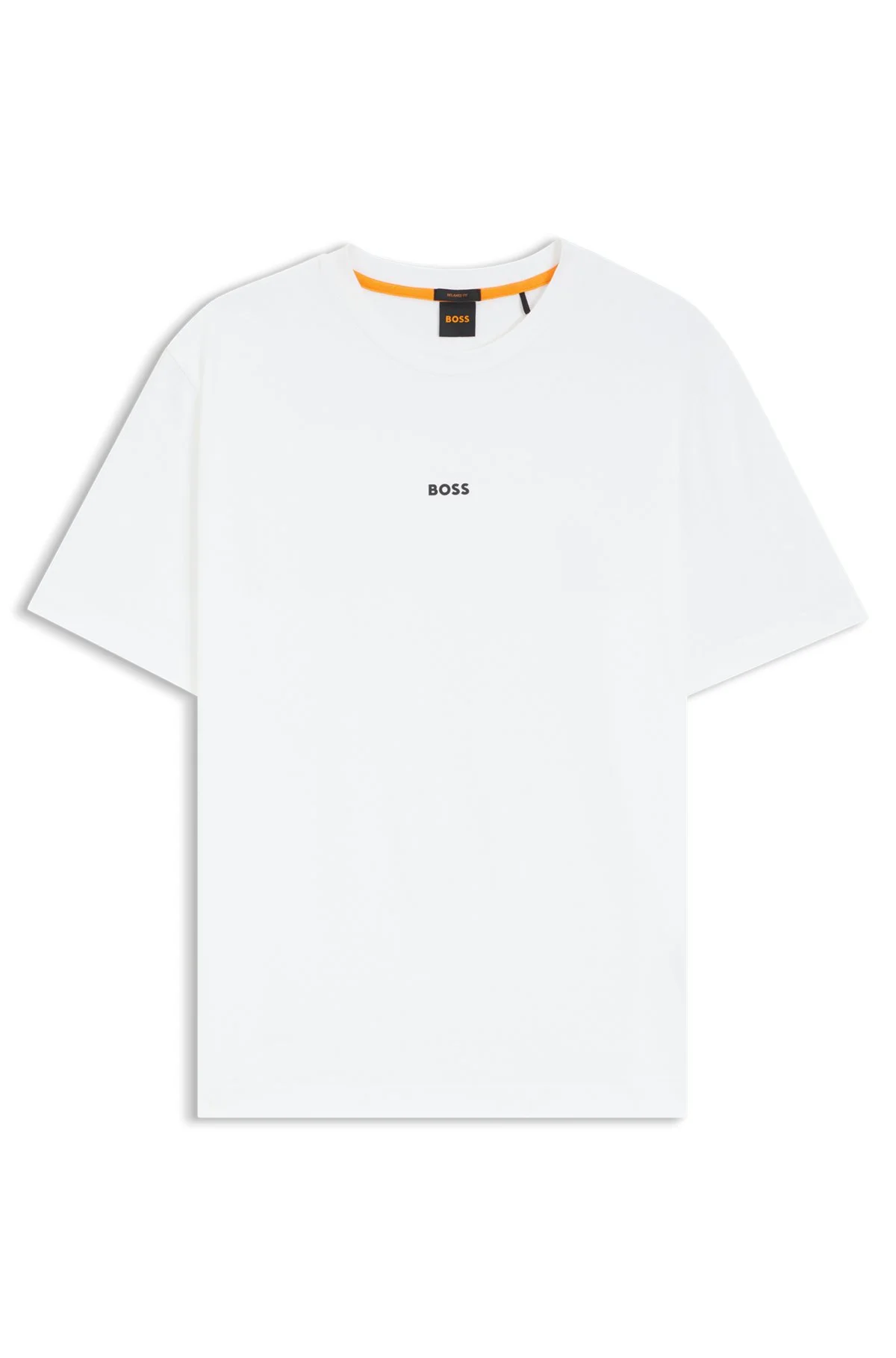 RELAXED-FIT T-SHIRT IN STRETCH COTTON WITH LOGO PRINT - 1