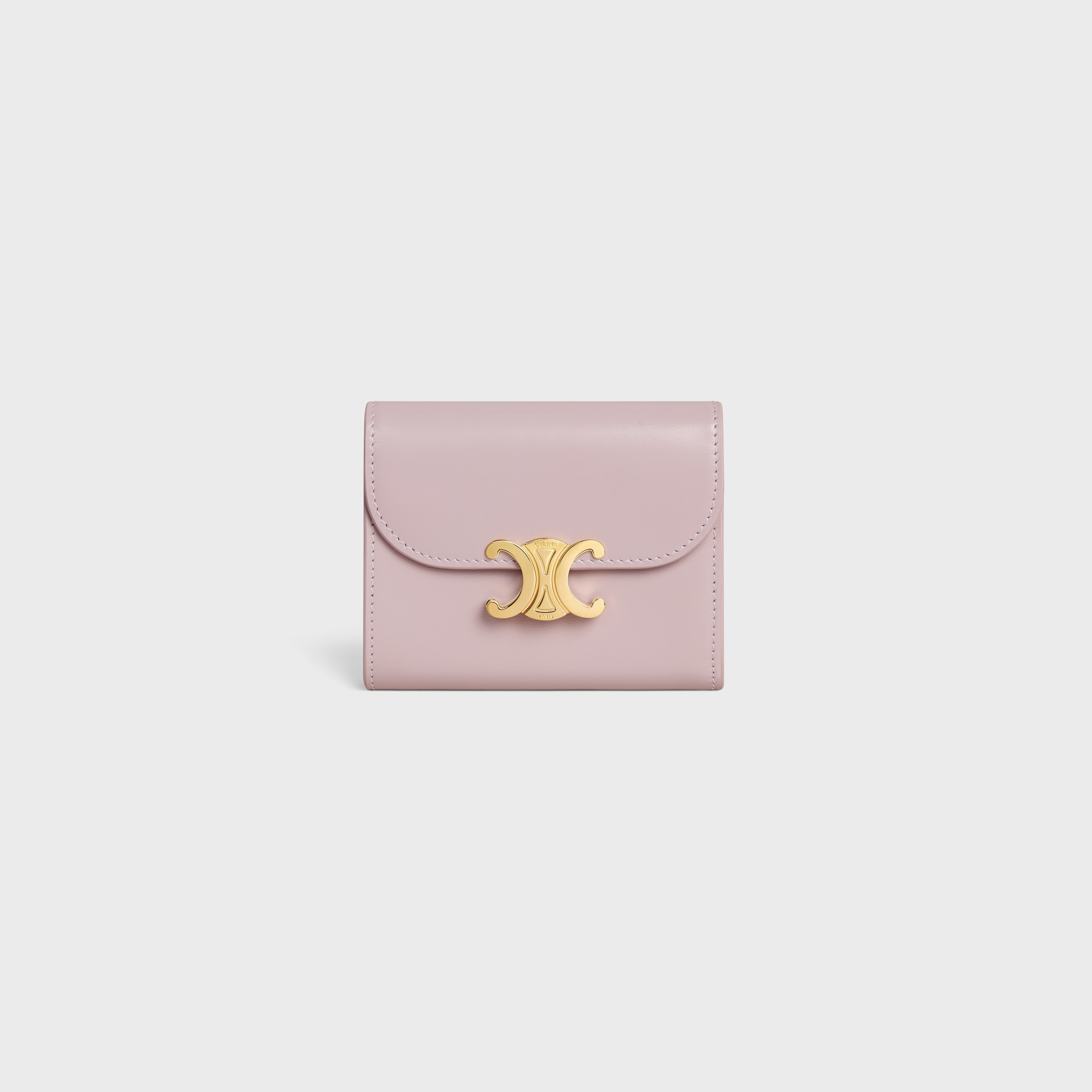 Small Flap Wallet TRIOMPHE IN Shiny calfskin - 1