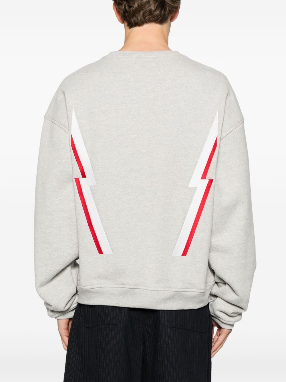 Lightning Crewneck Heather Grey "GREY" - 4