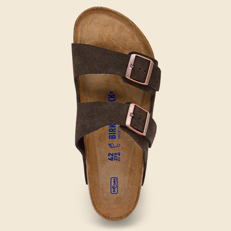 BIRKENSTOCK Arizona Suede Sandal - Mocha outlook