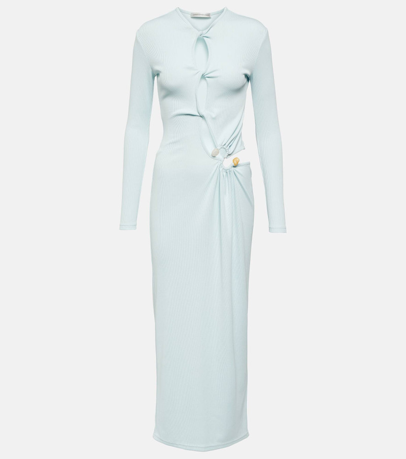 Gathered cutout maxi 드레스 - 1