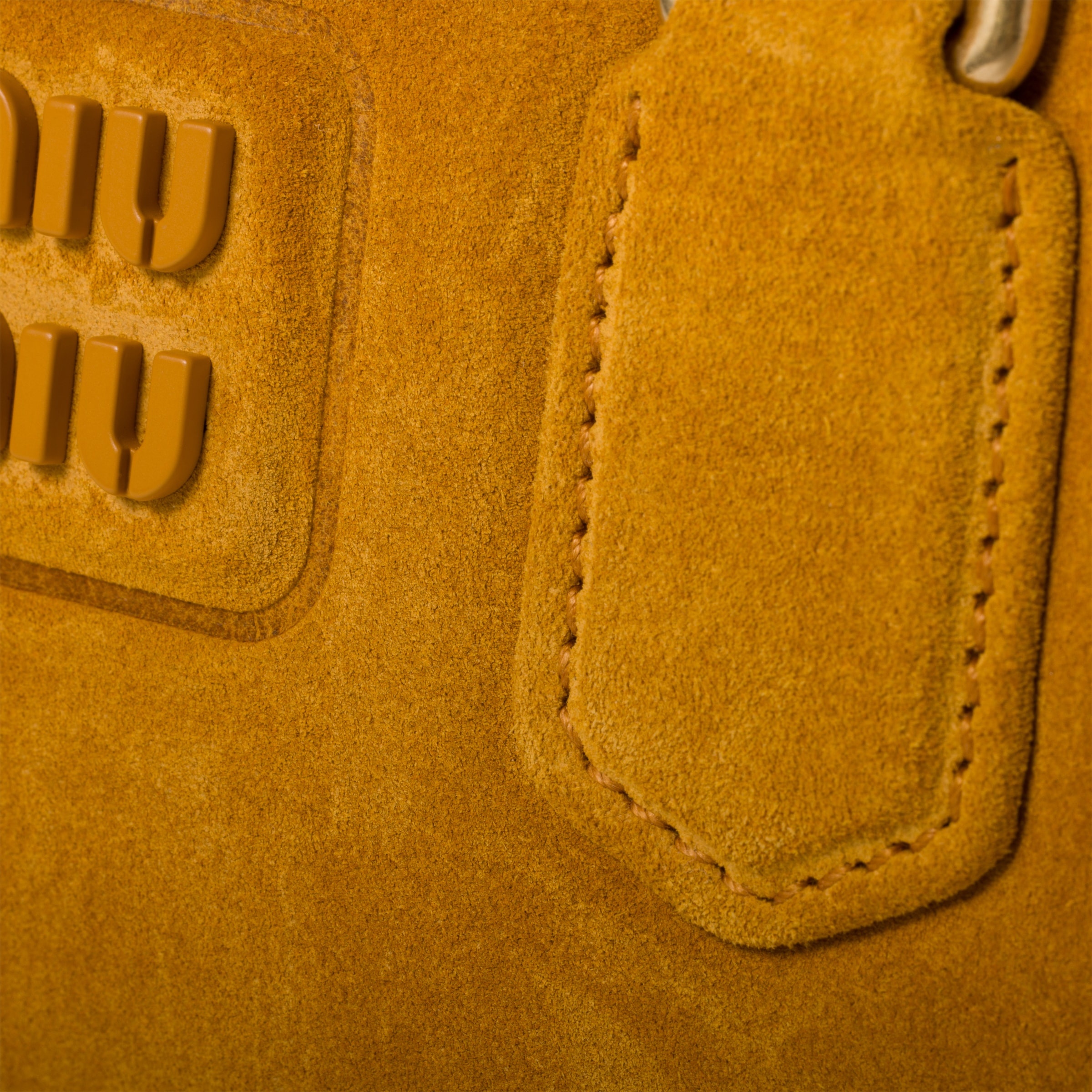 Arcadie padded suede top-handle bag - 7