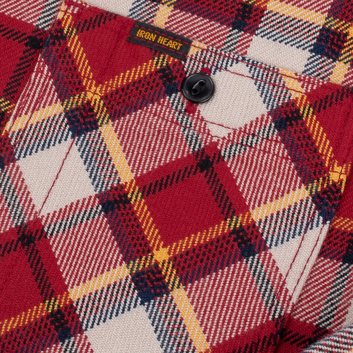 Ultra Heavy Flannel Classic Check Work Shirt - Red - 9