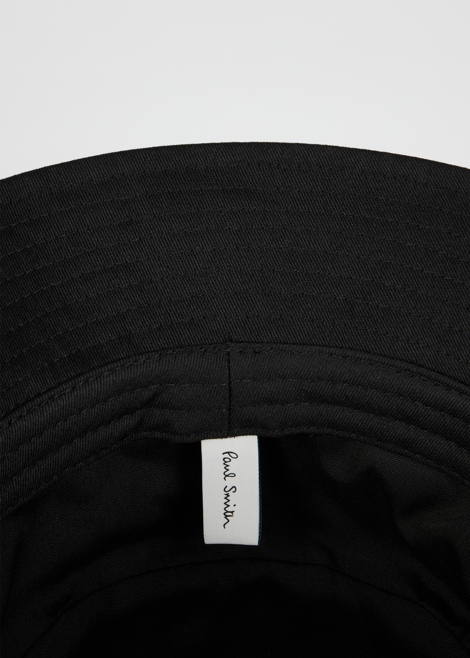 Women's Black Bucket Hat with Floral Embroidery - 4