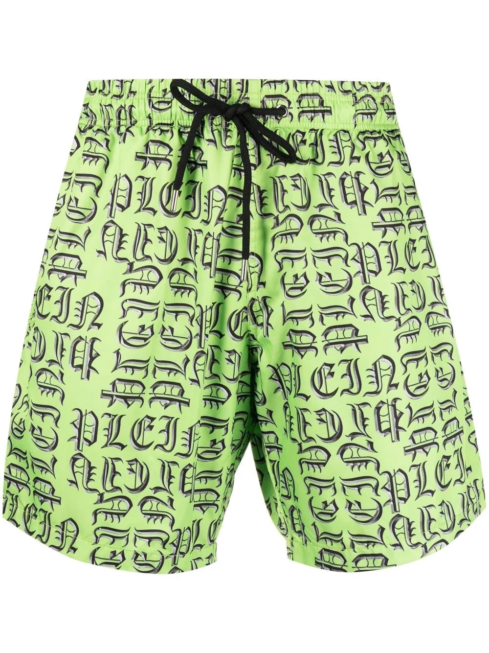 logo-print swim shorts - 1