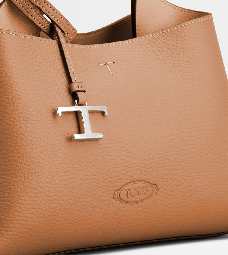 BAG IN LEATHER MICRO - BROWN 5
