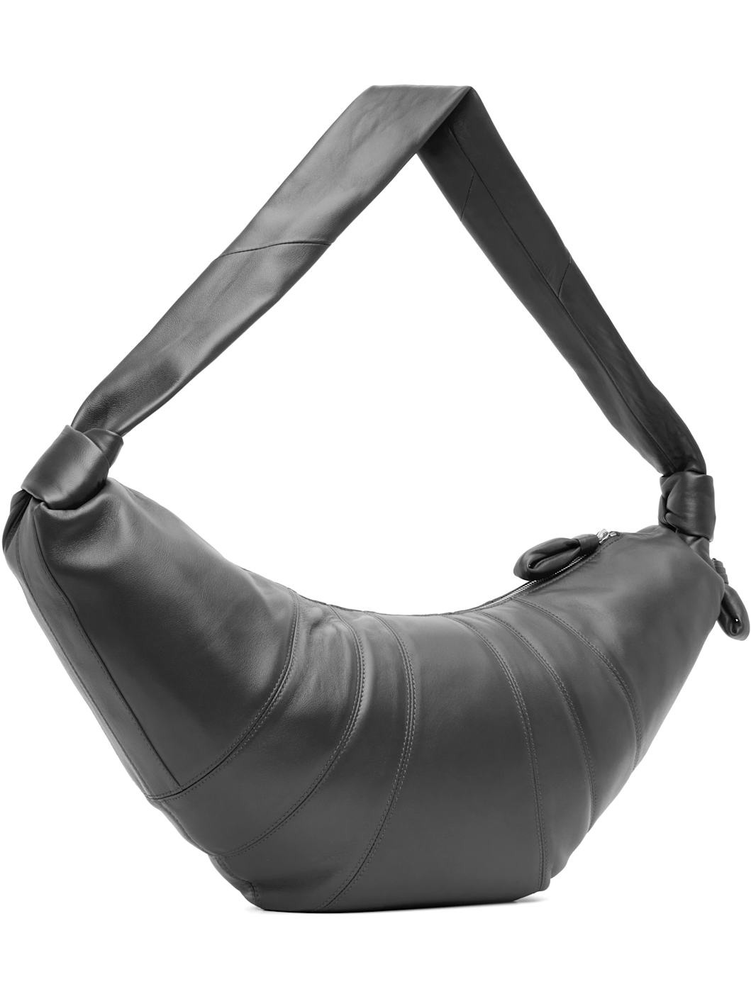 Gray Large Croissant Bag - 3