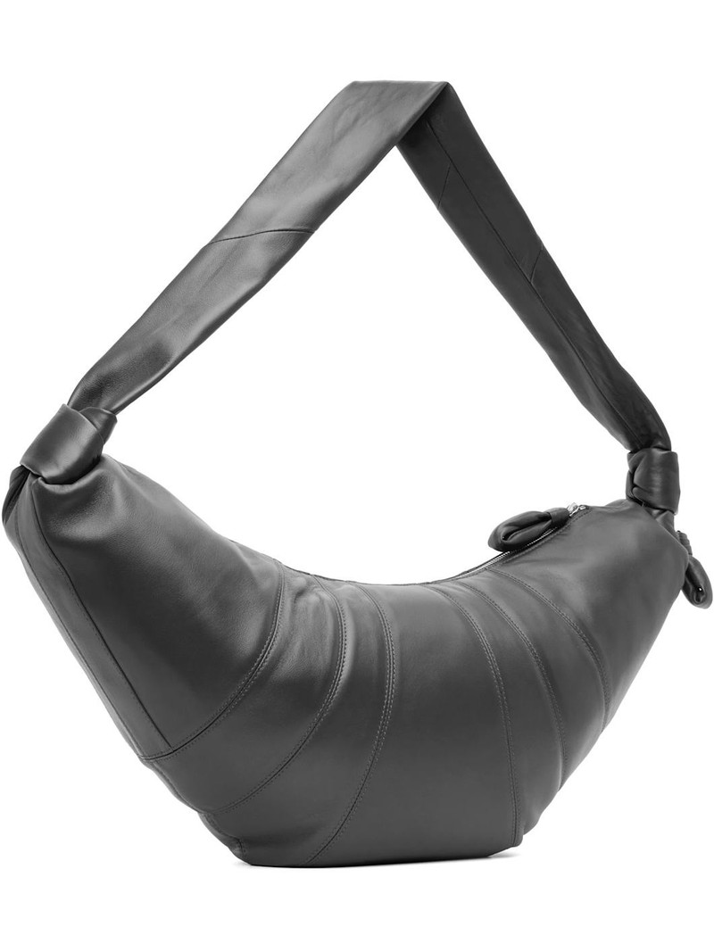 Gray Large Croissant Bag 3