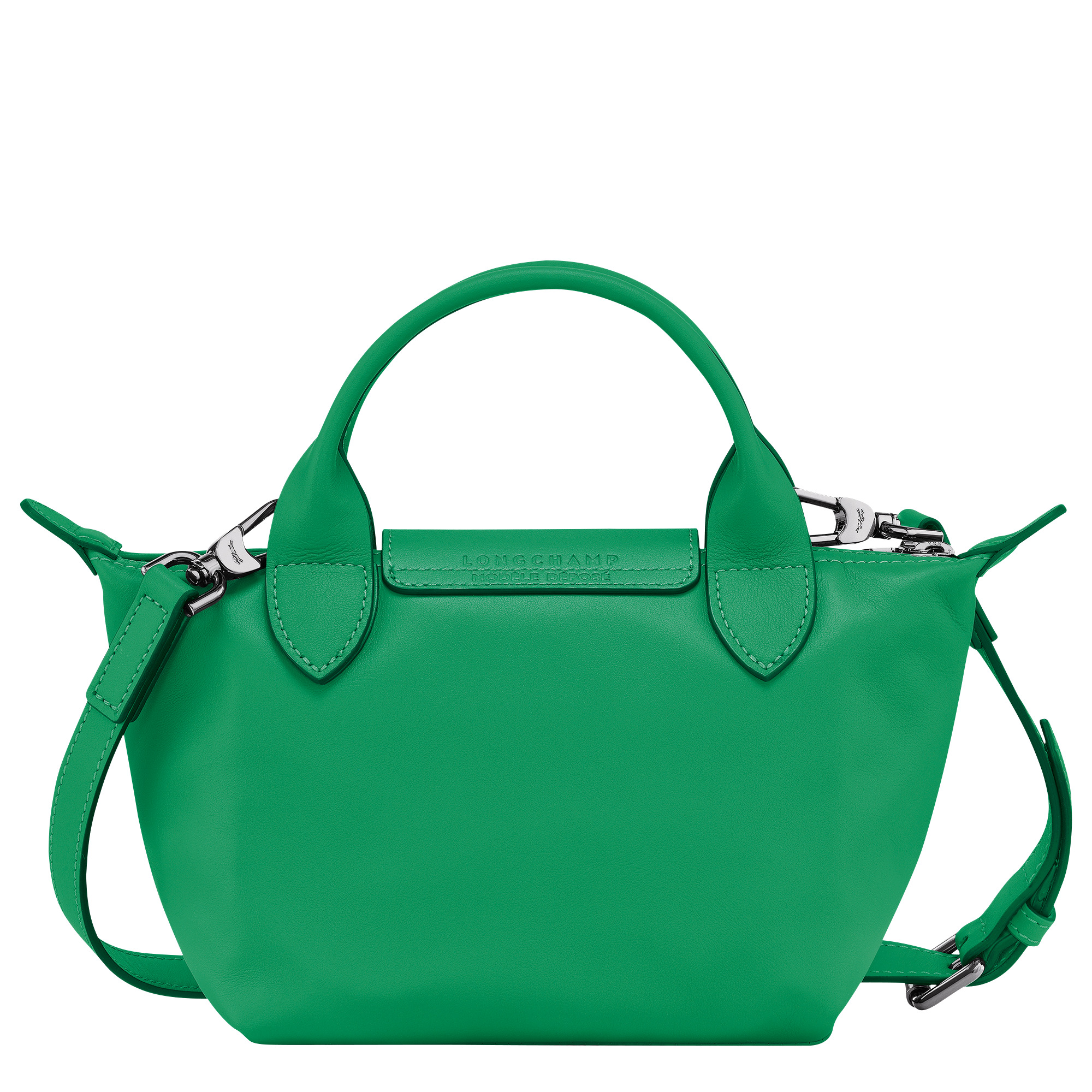 Le Pliage Xtra XS Handbag Green - Leather - 4