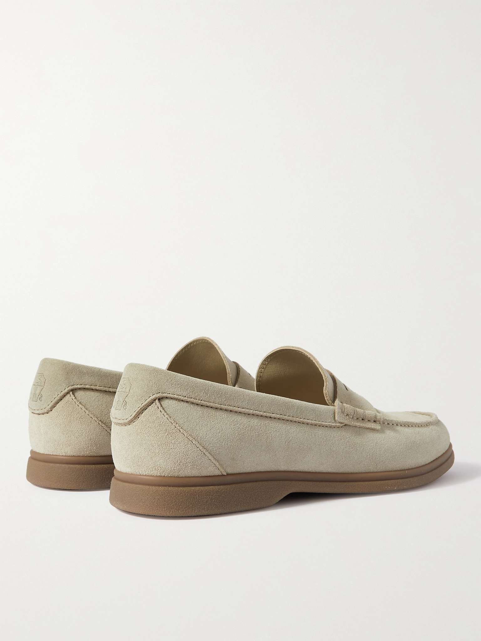 Suede Penny Loafers - 5