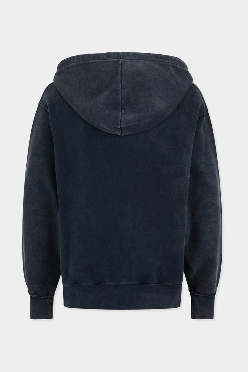 DSQUARED2 ROCK WASH LONG & LEAN FIT HOODIE outlook