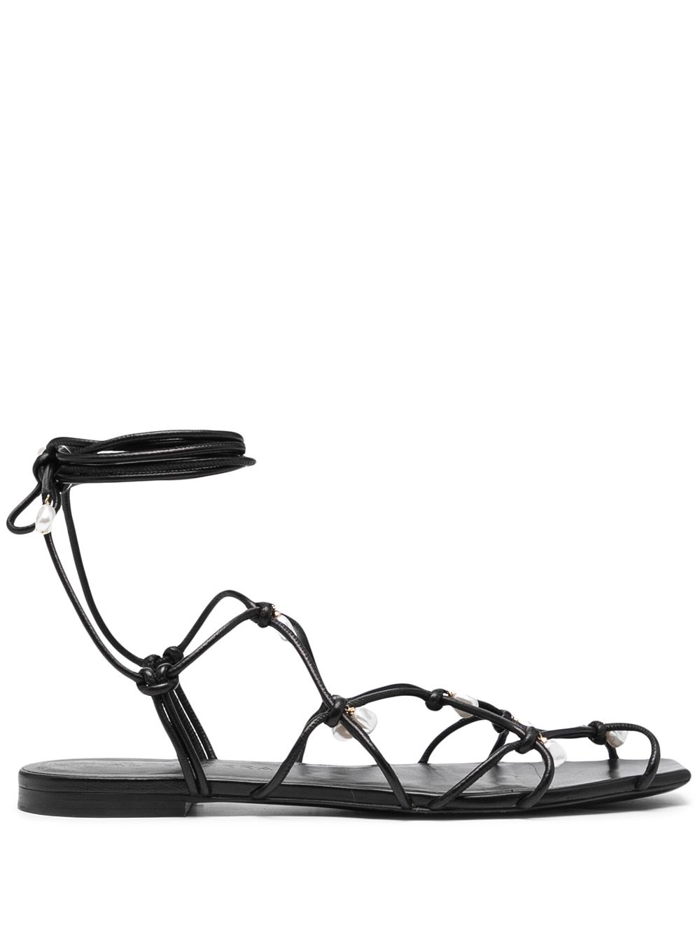 Pearl wraparound sandals - 1