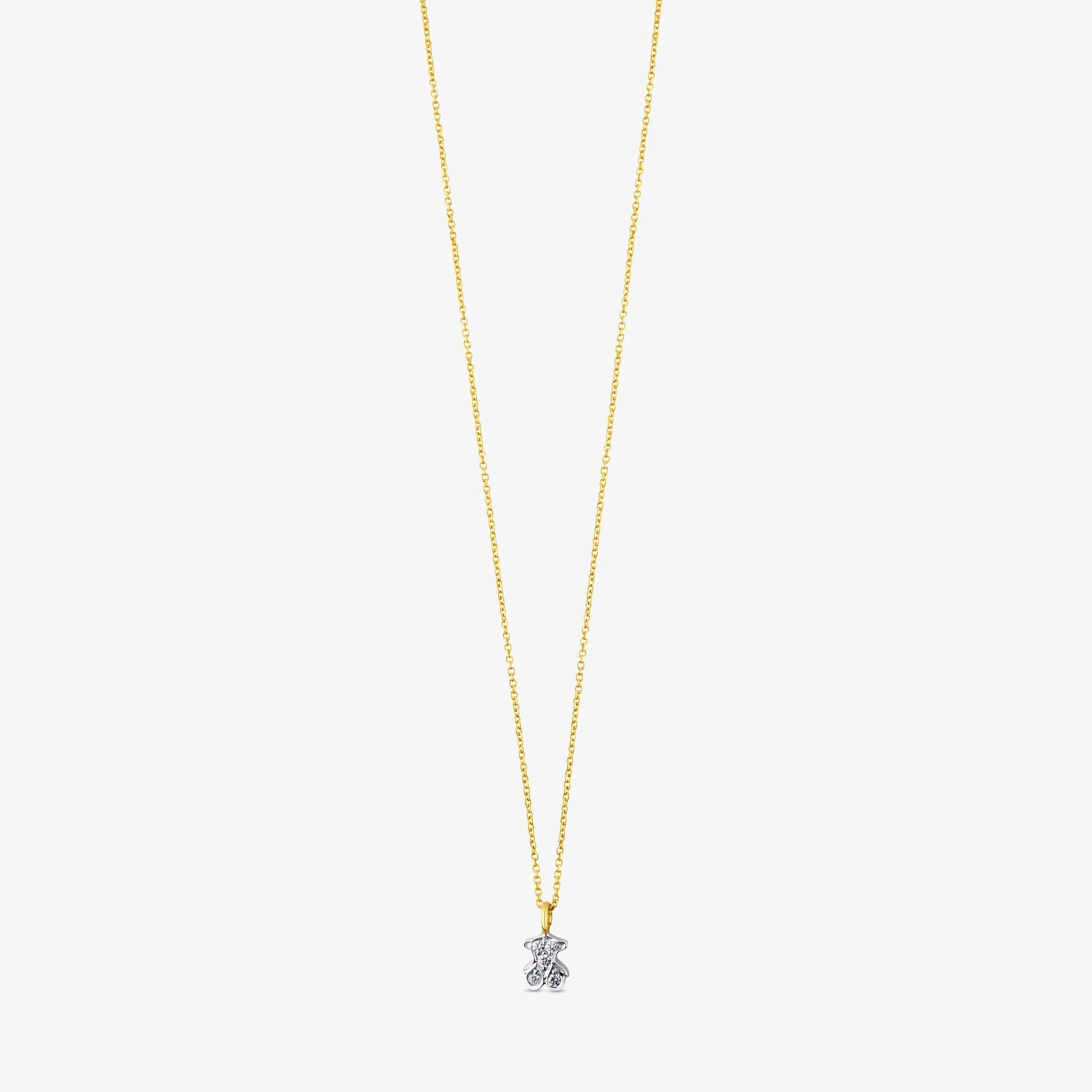 18K white gold TOUS Puppies Necklace with Diamonds - 1